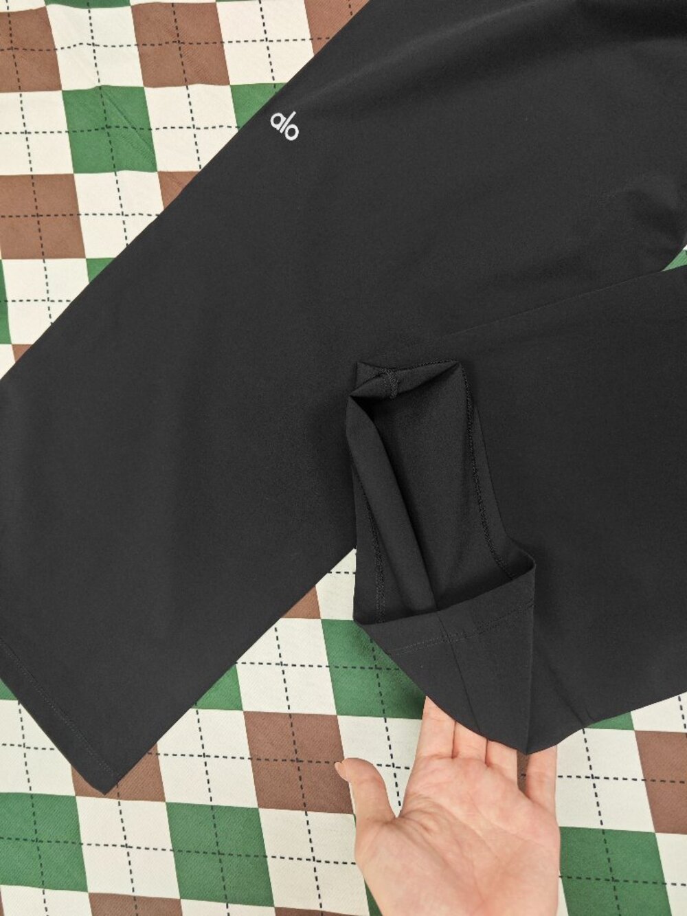 Women's Black ALO Yoga Suit Up Trouser 💙Athleisure Relaxed Fit Pants NWT💛 - Picture 7 of 9